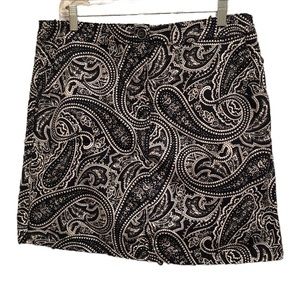 🎉2/$10🎉Karen Scott size 10 Paisley Mini Skirt